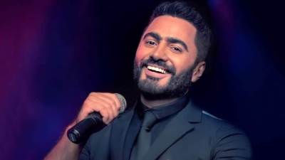 بالفيديو .. أول ظهور لتامر حسني بعد اتفصاله عن بسمة بوسيل