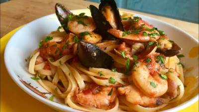 طريقة عمل طبق فواكه البحر المشوي