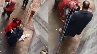 بعد خلع أب لملابس طفلته في الشارع .. هل مريض نفسي أم مدمن