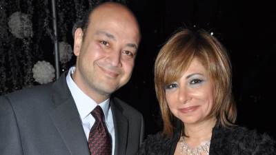 أول تعليق من لميس الحديدي بعد حادث زوجها