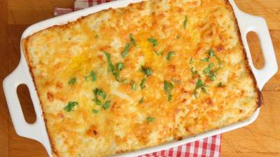  طريقة عمل صينية البطاطس المهروسة باللحمة المفرومة