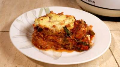 طريقة عمل عجة الباذنجان 