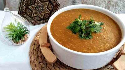 طريقة تحضير شوربة الحريرة 