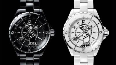 ساعة MADEMOISELLE J12 LA PAUSA من CHANEL ابتكار جديد شديد الصلابة