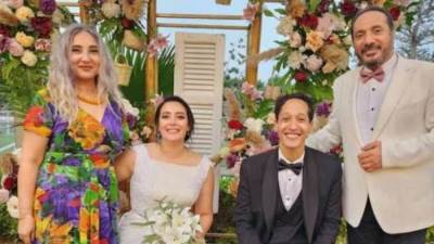 بالصور.. علي الحجار يحتفل بعقد قران إبنه أحمد في أجواء بسيطة