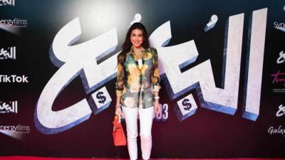 ياسمين صبري بقميص شفاف في عرض "البعبع".. سعره يتجاوز 35 ألف جنيه