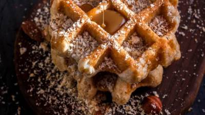  طريقة عمل بسكويت الوافل المقرمش بالتوفي