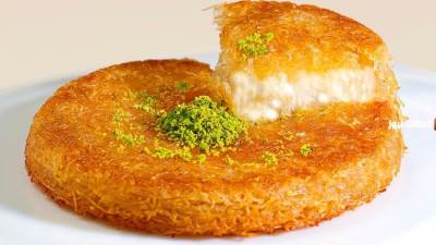 طريقة عمل قشطة الكنافة في المنزل بطريقة صحية