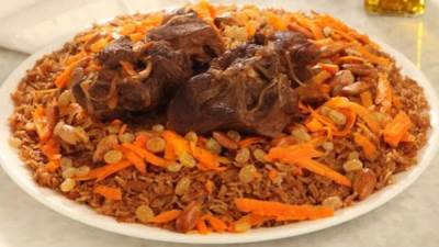 طريقة عمل الأرز البخاري باللحم