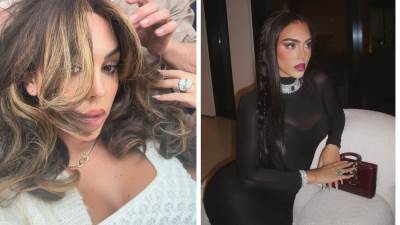 جورجينا رودريغز بـ نيو لوك ولون شعر جديد