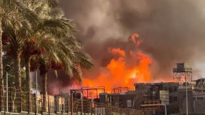 ملابسات حريق مدينة الإنتاج الإعلامي