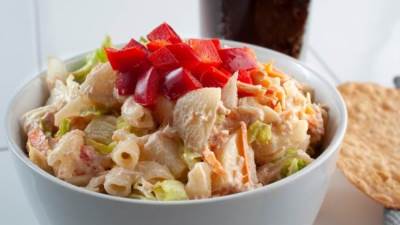 طريقة عمل سلطة التونة بالمكرونة والمايونيز