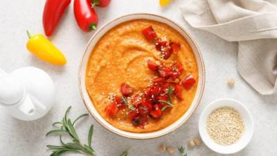 طريقة عمل متبل الفلفل المشوي