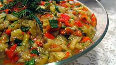 طريقة عمل سلطة الباذنجان التركية