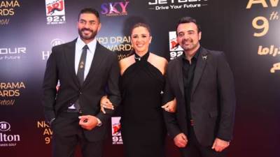 النجوم في حفل توزيع جوائز "كأس إنرجي للدراما"