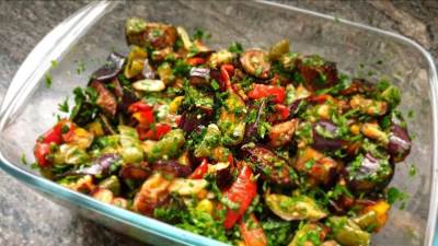 طريقة عمل سلطة الباذنجان