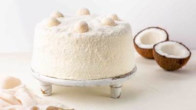 طريقة عمل كيك جوز الهند