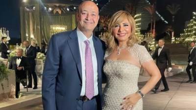 أول تعليق من عمرو أديب على انفصاله عن لميس الحديدي