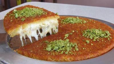 طريقة عمل الكنافة بالجبنة بدون فرن